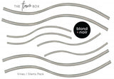 Blond + Noir The Flower Box Wall Decal - Samples