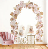 Ginger Monkey Orchid & Rose Wall Arbour Decal
