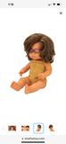 Miniland Doll Down Syndrome Girl with Glasses