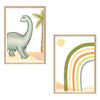 Isla Dream Dinosaur Rainbow Print