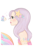 Isla Dream Pearl the Mermaid Print