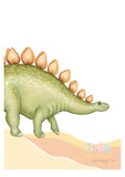 Isla Dream Steve the Stegosaurus Print