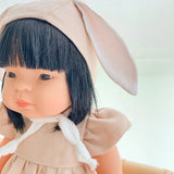 Doll’s Bunny Ear Bonnet