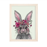 Alannah Cecilia Easter - Floral Bouquet Bunny