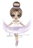 Isla Dream Ariana the Ballerina Print - lilac