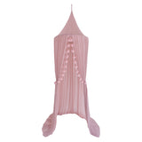 Spinkie Baby Sheer Canopy Dusty Pink & Garland Set