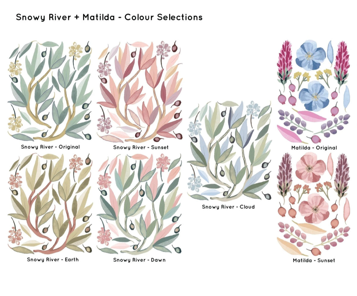 Ginger Monkey Native Garden Wall Decal Verde Baby