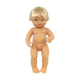 Miniland Doll Caucasian Blonde Boy