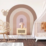 Ginger Monkey Rainbow Arch Wall Decal