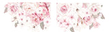 Ginger Monkey Cherry Blossoms & Rose Wall Decal