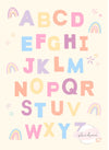 Isla Dream Pastel Alphabet Print
