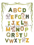Isla Dream Safari Alphabet Print