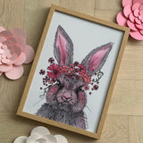Alannah Cecilia Easter - Floral Bouquet Bunny