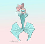 Alannah Cecilia Aqua Sea Mermaid  - Customisable