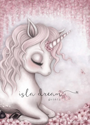Isla Dream Aubrey the Unicorn Print