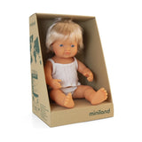 Miniland Doll Caucasian Blonde Girl