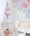 Ginger Monkey Spring Flowers Wall Decal
