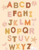 Isla Dream Mermaid Alphabet Print - Boho