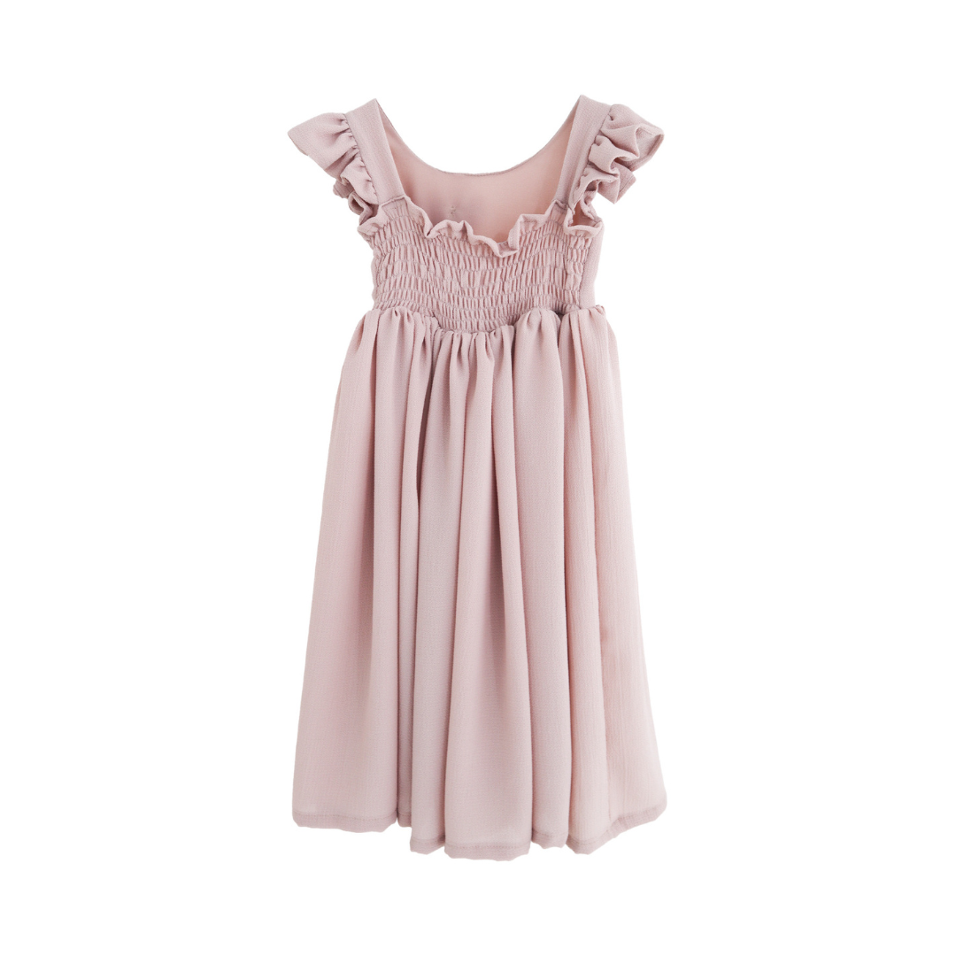 Spinkie Wear Dreamy Doll Midi Dress in Nude | Verde Baby