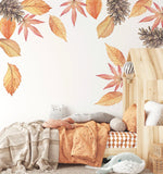Ginger Monkey Autumn Leaves Wall Decal